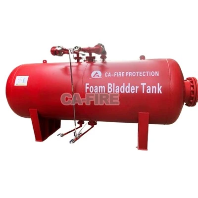 Horisontal brannskumtank